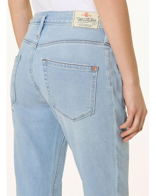 Herrlicher Blue Skinny Jeans SHYRA CROPPED