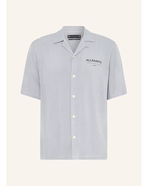 AllSaints Resorthemd ACCESS Relaxed Fit in Gray für Herren