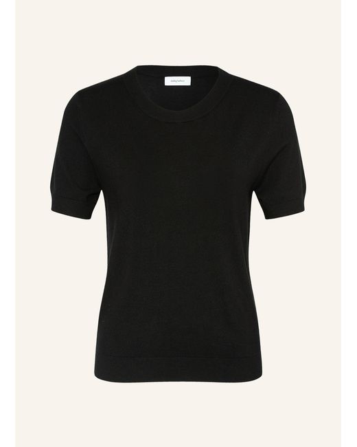 DARLING HARBOUR Damen Strickshirt in schwarz