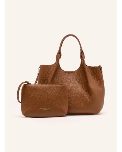 Gianni Chiarini Brown Handtasche DUA MEDIUM mit Pouch