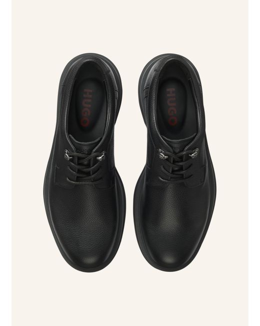 HUGO Business-Schnürschuh LENNER_DERB_GRHL in Black für Herren