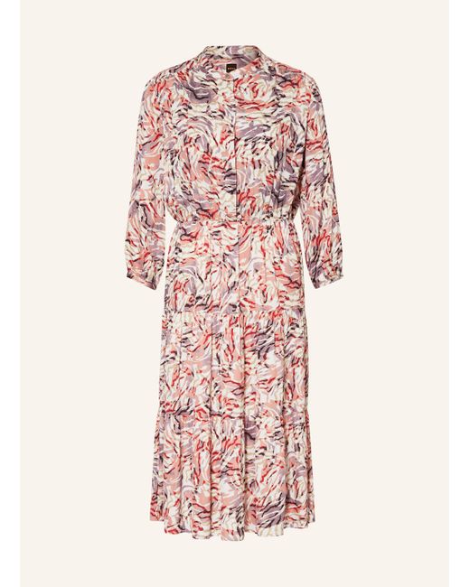 Boss Pink Kleid DENDANTA mit 3/4-Arm