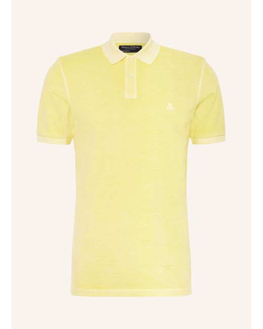 Marc O' Polo Piqué-Poloshirt Regular Fit in Yellow für Herren