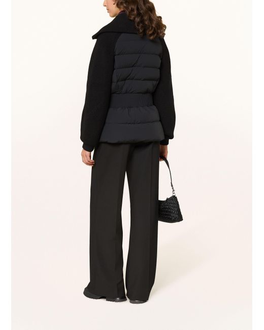 Mackage Black Steppjacke im Materialmix