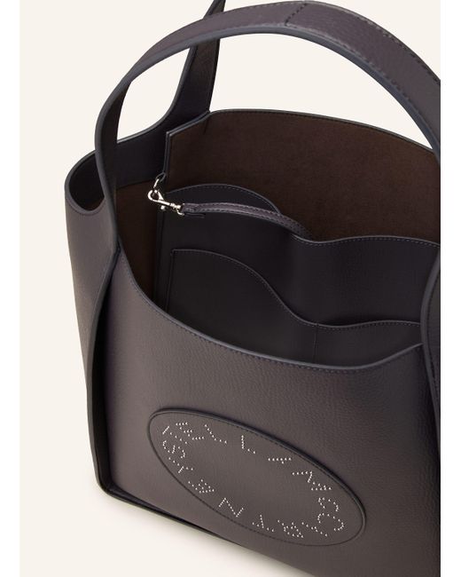 Stella McCartney Black Shopper mit Pouch