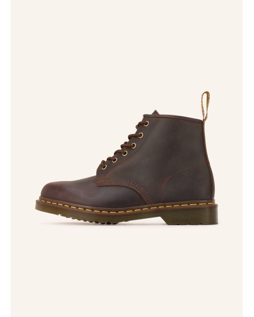 Dr. Martens Schnürboots 101 CRAZY HORSE in Brown für Herren