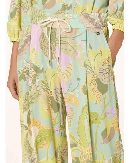 Marc Cain Yellow Marlenehose aus Jersey