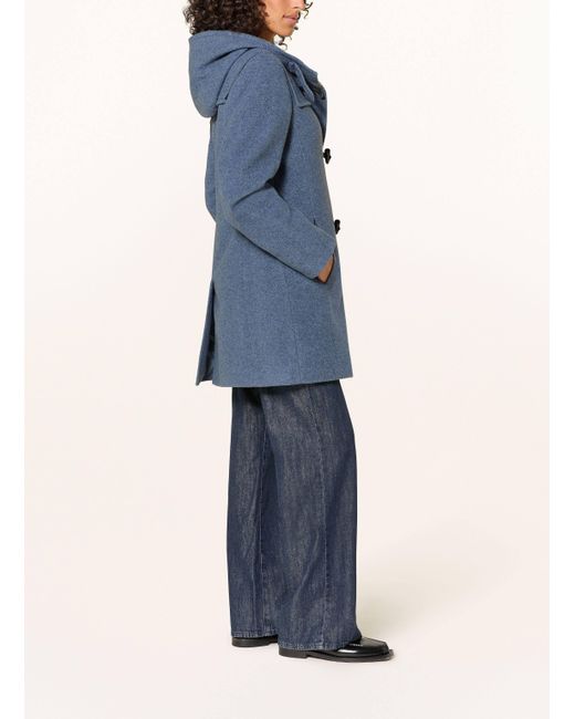 GIL BRET Blue Dufflecoat
