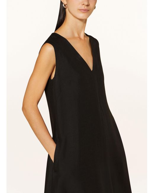 Weekend by Maxmara Black Kleid EGOISTA mit Leinen