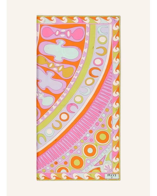 Emilio Pucci Pink Seidentuch