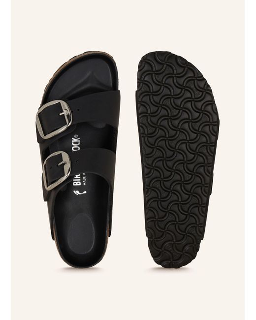 Birkenstock Black Pantoletten ARIZONA BIG BUCKLE LEOI