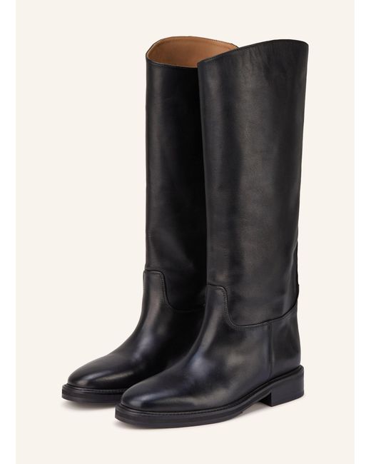 Flattered Black Stiefel FLORENTINE