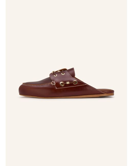 Maje Brown Mules
