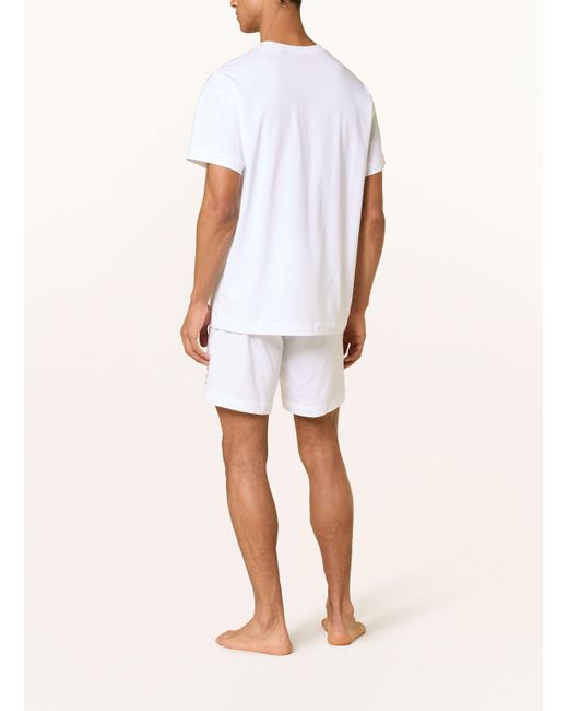 HUGO Schlafshorts LAZE in White für Herren