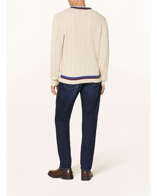 STROKESMAN'S Pullover in Natural für Herren