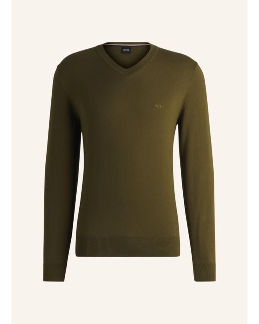 Boss Pullover PACELLO-L Regular Fit in Green für Herren