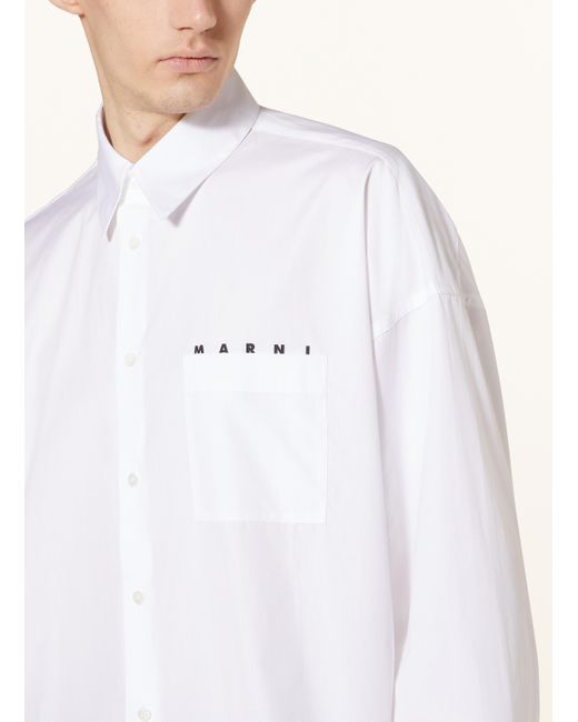 Marni Hemd Comfort Fit in White für Herren