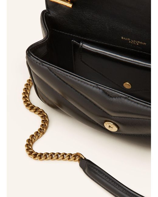 Saint Laurent Black Umhängetasche LOULOU MINI