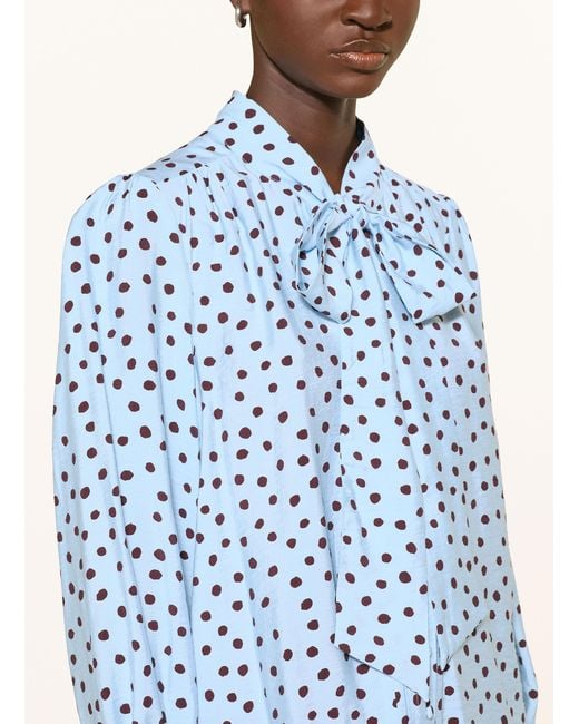 Phase Eight Blue Schluppenbluse COCO