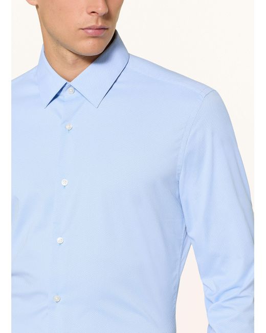 Boss Hemd HANK Slim Fit in Blue für Herren