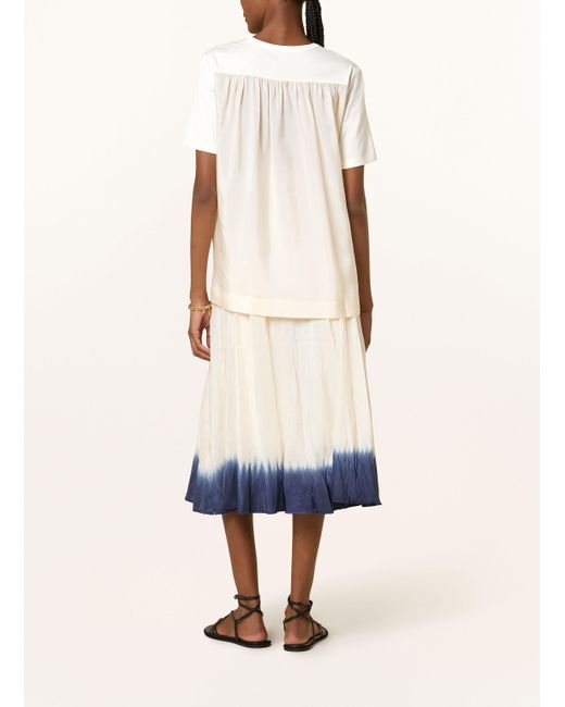 Joseph Natural T-Shirt HABOTAI im Materialmix