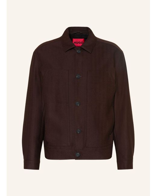 HUGO Overjacket ULIAN in Brown für Herren
