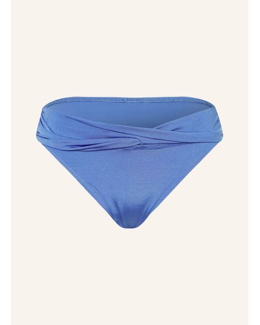 watercult Blue Basic-Bikini-Hose SHIMMERING SOLIDS