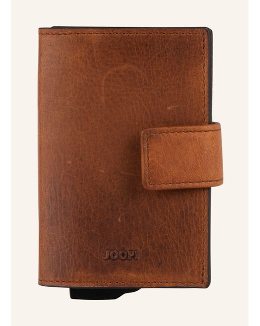Joop! Kartenetui LORETO E-CAGE in Brown für Herren