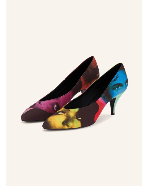 Versace Multicolor Pumps