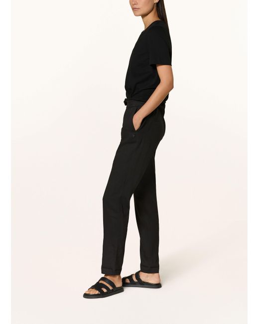 Marc Cain Black Hose RHODOS mit Leinen