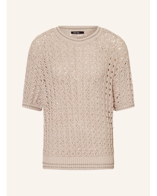 MARC AUREL Natural Pullover mit Glitzergarn