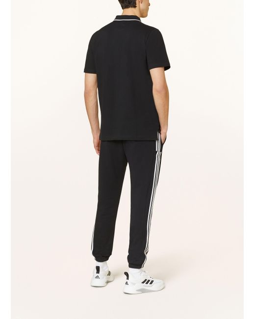 Adidas Piqué-Poloshirt in Black für Herren