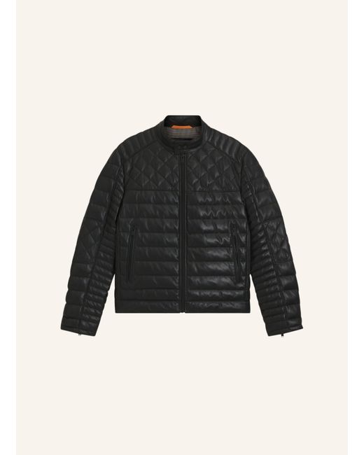 Boss Lederjacke JONN_IN in Black für Herren