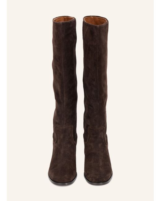 Maje Brown Stiefel
