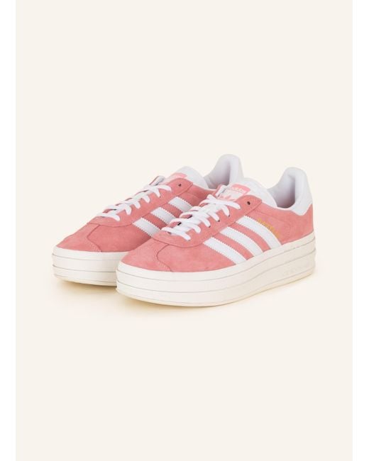 Adidas Originals Pink Lifestyle - Schuhe - Sneakers Gazelle Bold