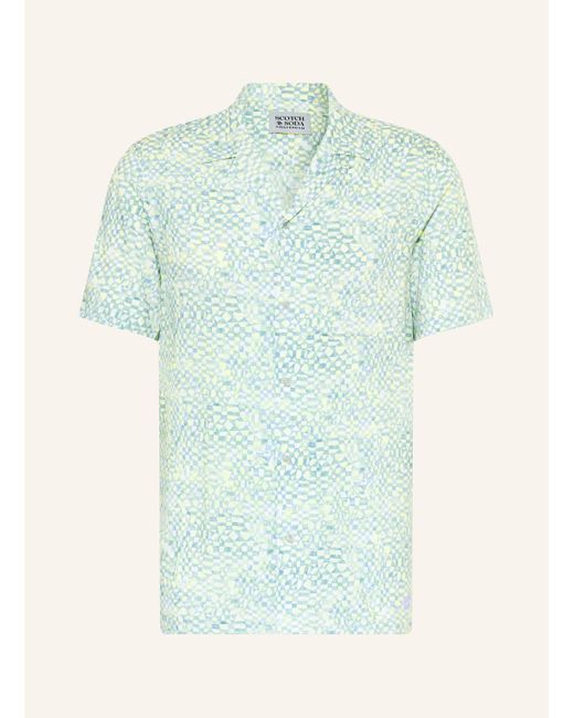 Scotch & Soda Resorthemd Regular Fit in Blue für Herren