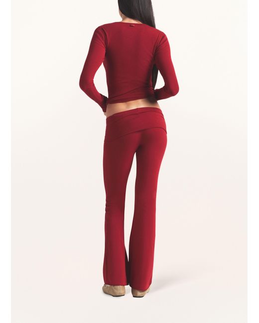 Skims Red Lounge-Hose COTTON JERSEY
