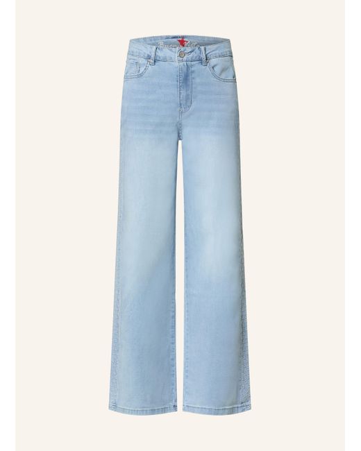 Buena Vista Blue Wide Leg Jeans