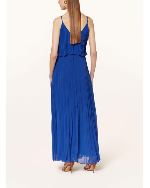 Apart Blue Abendkleid mit Plissees