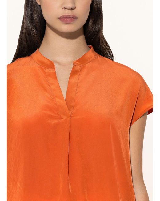 Luisa Cerano Orange Blusenshirt