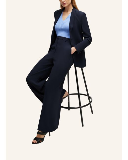 Boss Blue Business Hose TIKELA Relaxed Fit