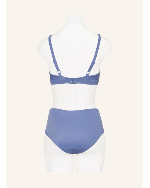 FEMILET Blue High-Waist-Bikini-Hose BONAIRE