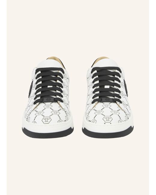 Philipp Plein Natural Lo-Top Turnschuhe MONOGRAM