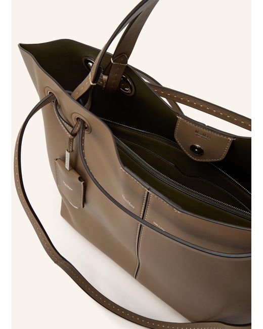 Max Mara Natural Shopper MIXEDDOUBLES mit Pouch