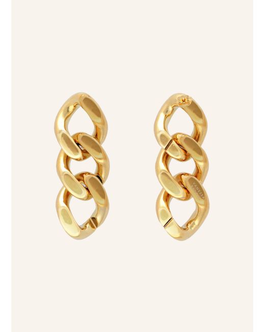 Vanessa Baroni Natural Ohrringe NEW FLAT CHAIN EARRING GOLD by GLAMBOU
