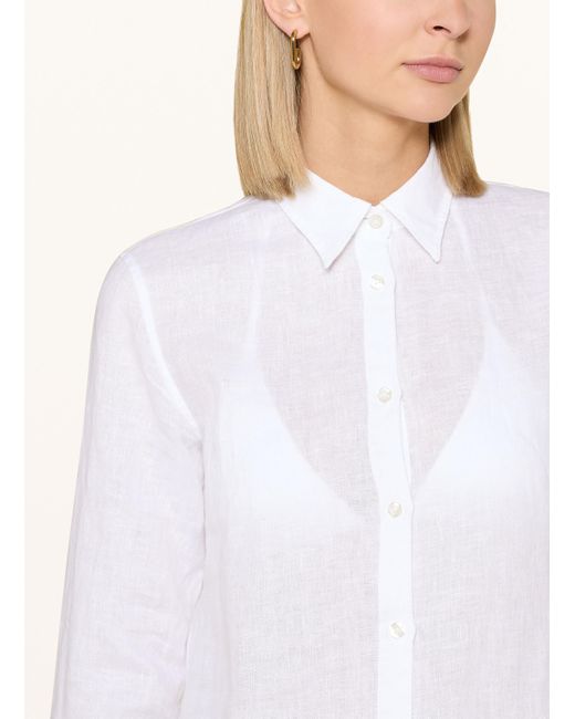 Vilebrequin White Strandkleid FRAGANCE aus Leinen