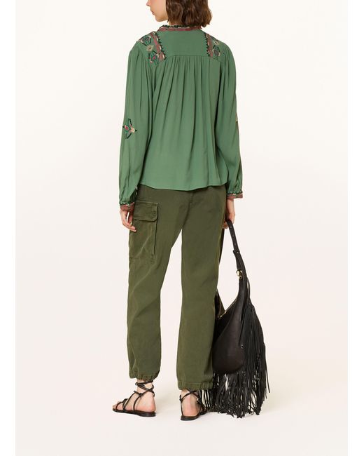 Ba&sh Green Blusenshirt TILT