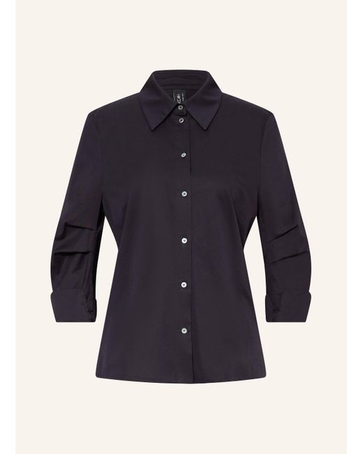 Marc Cain Blue Hemdbluse mit 3/4-Arm