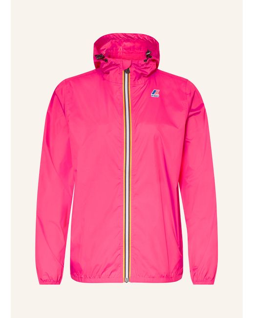 K-Way Pink Regenjacke CLAUDE