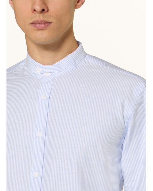 Heimatglück Tracht Trachtenhemd MAX Regular Fit mit Stehkragen in White für Herren